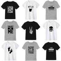 2022 new childrens t shirt boy clothes high quality pure cotton fashion printing casual girl clothes baby boy t shirt kidss top