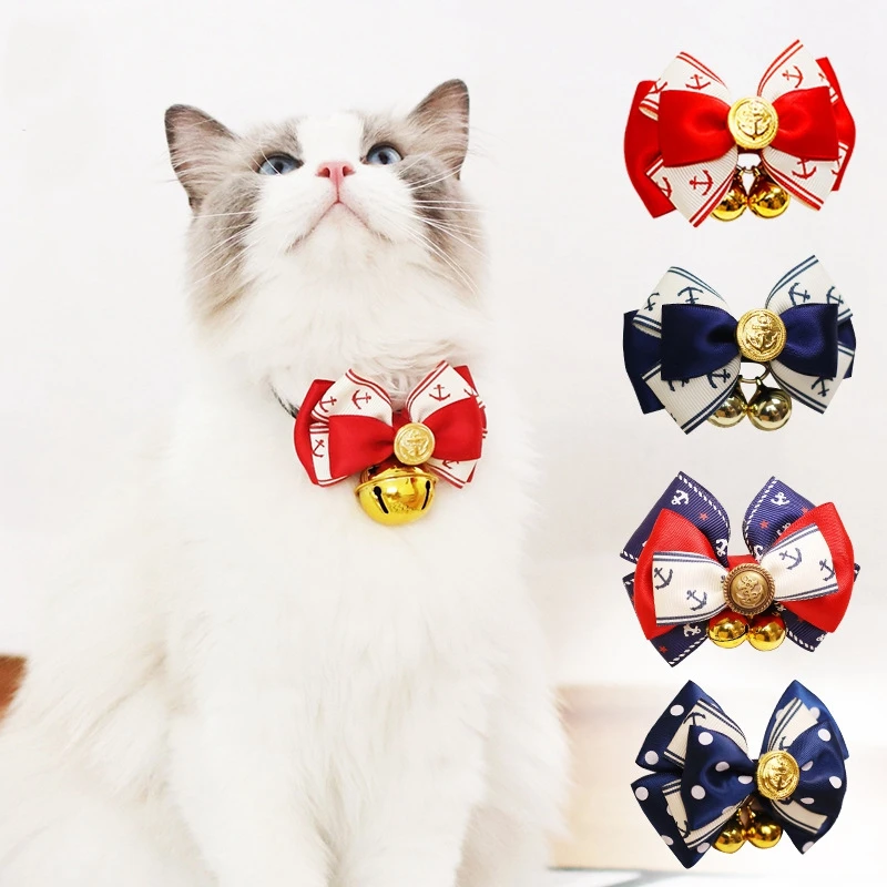 

Рождественский галстук бабочка для питомца регулируемое многоцветное ожерелье для собаки кошки ремешок для щенка кошки ошейник с принтом ...