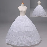 petticoat white bridal crinoline skirt accessory slip 1 layer 6 hoop underskirt for ball gown dress wedding dress
