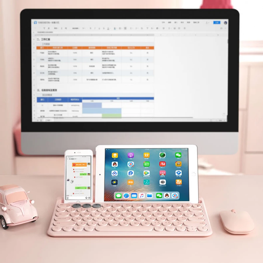 Комплект волшебной клавиатуры и мыши для iPad телефона HP Huawei ноутбука ПК геймера