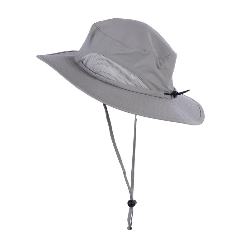 Outdoor UPF 50+ Unisex Hat Summer Sun Caps Wide Brim Breathable Nylon Waterproof | Аксессуары для одежды