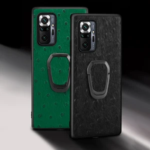 genuine leather bracket case for xiaomi redmi note 10 11 pro 9 8 pro 9t cover for mi 10 11 ultra 10t 11t poco x3 pro f3 gt m3 free global shipping