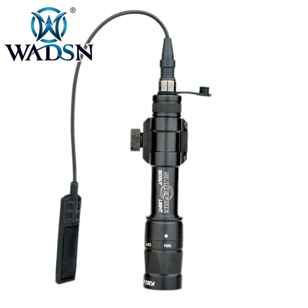 WADSN Surefir страйкбол тактический оружейный пистолет светильник M600W Скаут светильник светодиодный полная новая версия Softair фонарь WEX377 охотничья лампа в форме пистолета