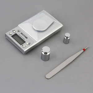 High Precision Compact and Portable Experiment 10/20/50G 0.001g LCD Lab Digital Jewelry Scale Herb Balance Weight Gram