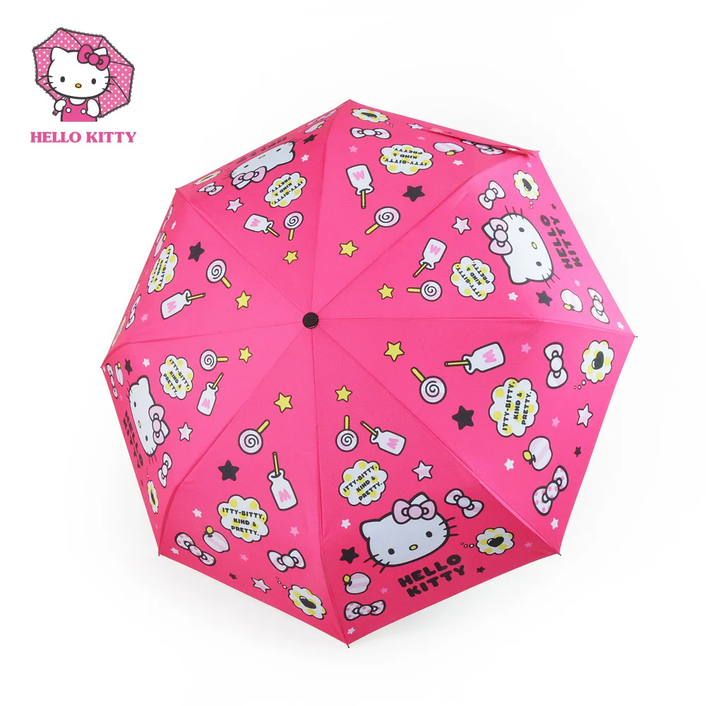 Рисунок Hello Kitty Anti UV зонтик дождь Для женщин Зонты regenschirm Аниме Зонтик полиэфирное