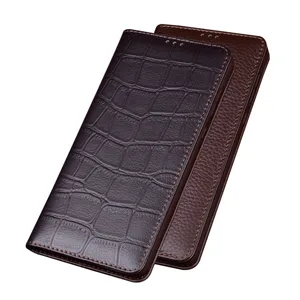 Genuine Real Leather Magnetic Closed Holster Cases For Xiaomi POCOphone
F1/Xiaomi POCO F2 Pro/Xiaomi POCO F3 Phone Bag Kickstand