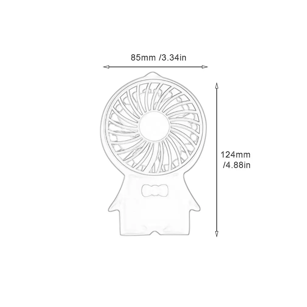 

Cute Cartoon Animal USB Hand-held Desk Fan Cooler Handheld Air Conditioner Cooling Fan Summer Air Conditioner Cooler