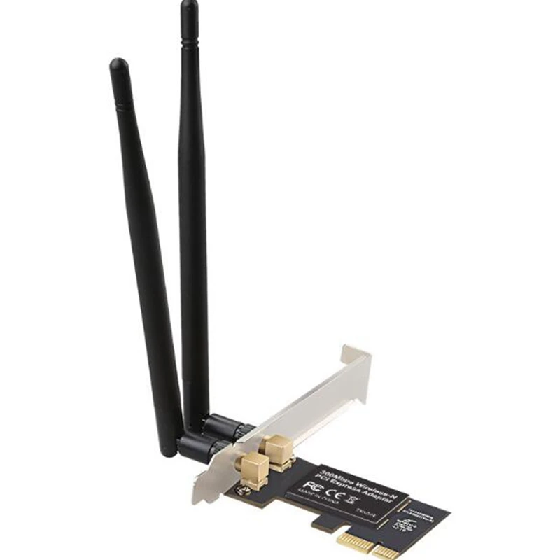 Двухдиапазонный PCI E Wi Fi Беспроводной карта адаптер 2 4 ГГц 300 Мбит/с конвертер