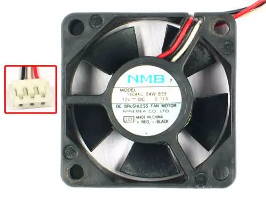 NMB MAT 1404KL 04W B59 L01 Сервер охлаждающий вентилятор охлаждения DC 12V 0.11A 35x35x10 мм 3