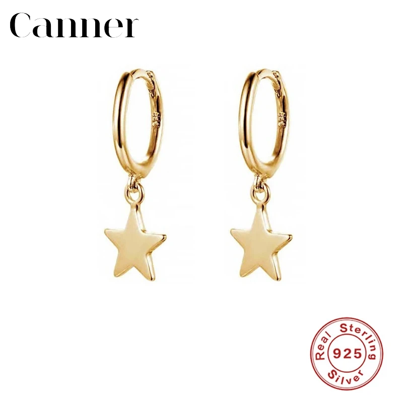 Женские серьги-гвоздики Star Charm серебро 925 пробы золотой серебряный цвет подарок