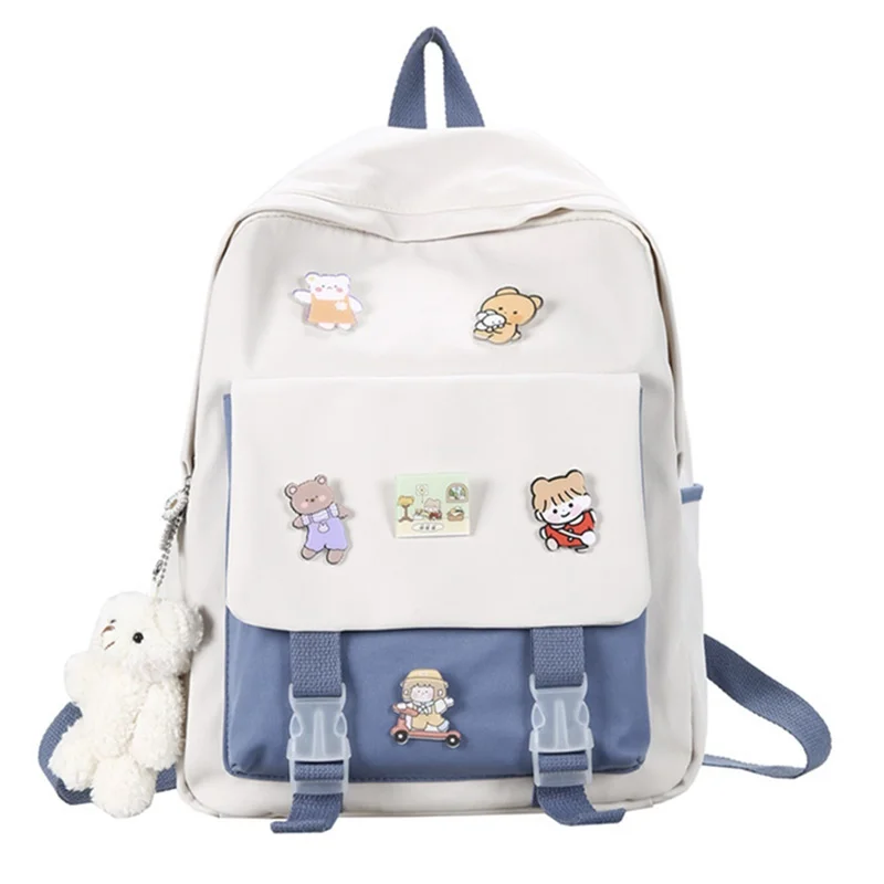 

Cute Schoolbag Female Korean Ins Girl Junior High School Student Campus Backpack Harajuku Japanese Elementary School Backpack