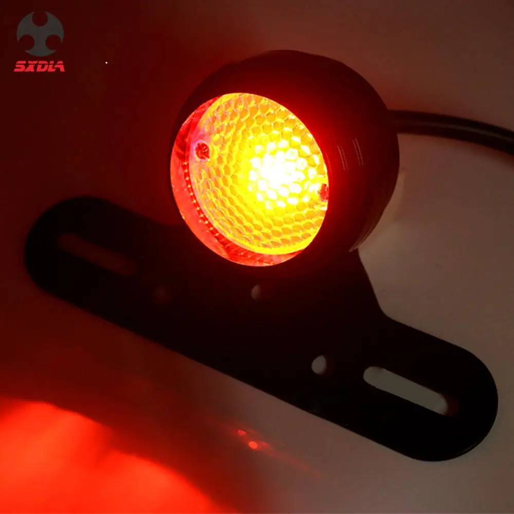 Универсальный 12V задний светильник индикатор сигнала остановки мотоцикла