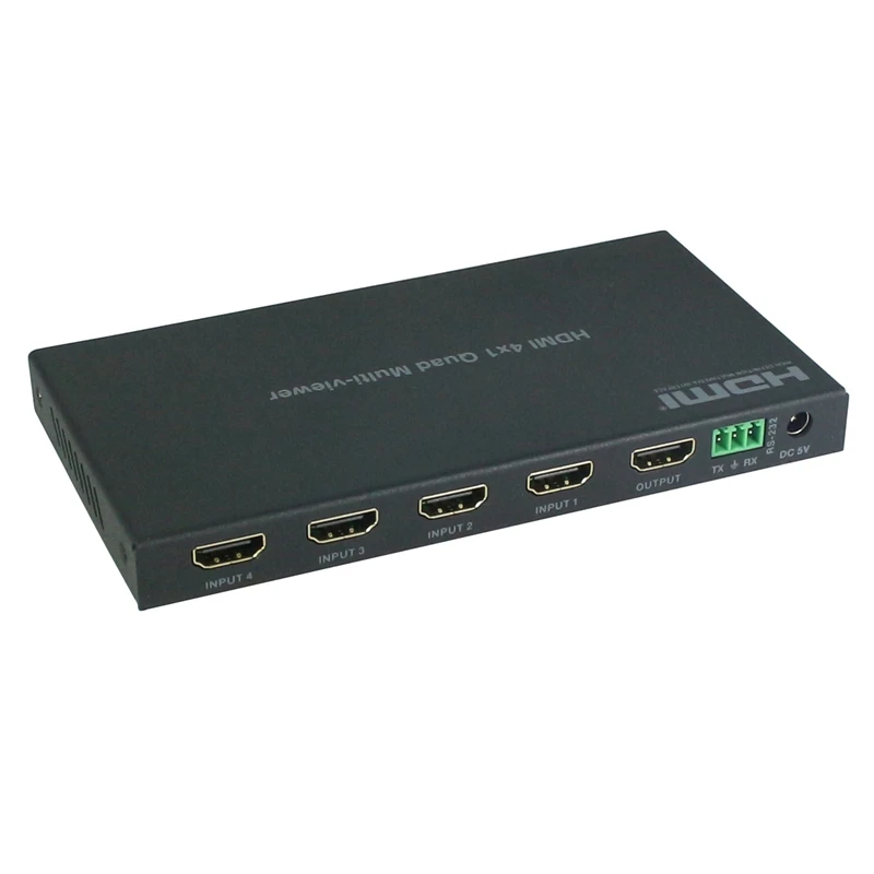 HDMI 4X1 Quad MultiView коммутатор сплиттер 4 в 1 Out видео конвертер (ЕС Plug) | Компьютеры и офис