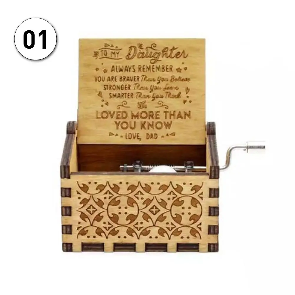 Ручная работа искусственная деревянная музыкальная шкатулка ручной работы You Are