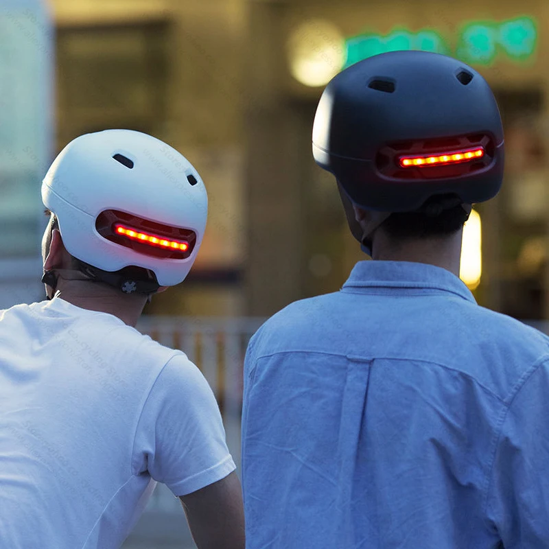 

Cycling Helmet With Tail Light Led Road Electric Bike Helmet For Men/Women City Urban Bicycle Helmet Brake Light Ipx4