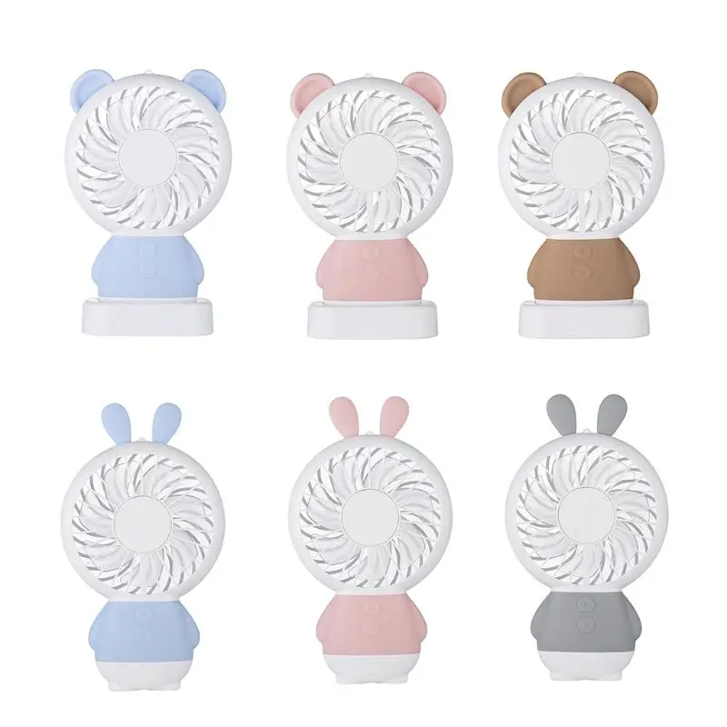 

Mini Portable Battery Powered USB LED Light Fan Handheld Pocket PC Fan Air Cooler Electric Laptop Fan Home Office