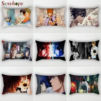 popular style death note custom digital printed cushion cover polyester throw for sofa car home pillowcases 161 wjy