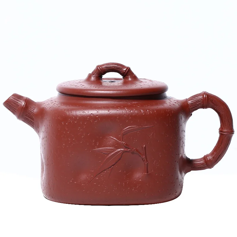 

Sifang Youzhu Yixing Zisha teapot original mine Dahongpao handmade famous teapot travel tea set