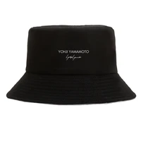new bucket hat hot classic 3y johji yamamoto flat top breathable bucket hats unisex summer printing fishermans hat tops n017