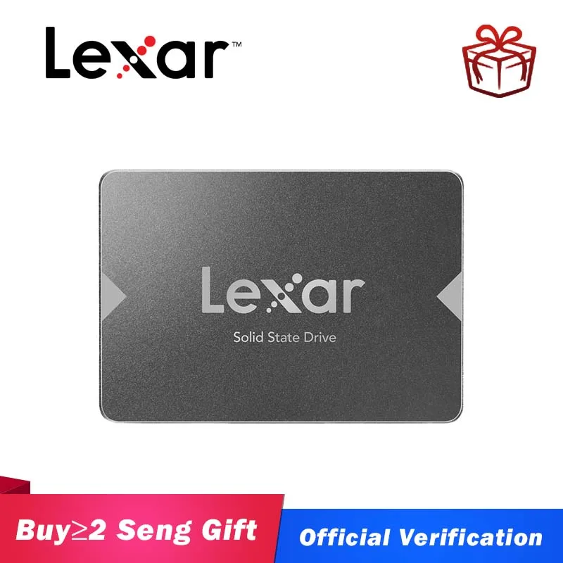 Твердотельный накопитель Lexar NS100 внутренний SSD 120 ГБ 128 240 256 480 512 2 5 дюйма Sata 3 HDD для