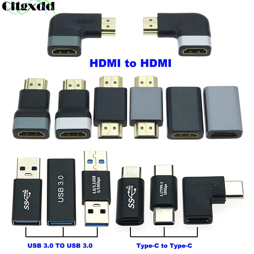 Cltgxdd 1 шт. USB 3 0 HDMI Тип C адаптер соединитель папа к женскому F M конвертер муфта смены