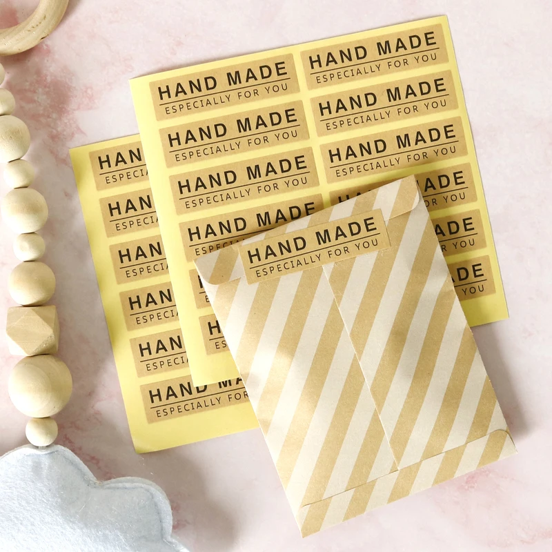 120 шт. многофункциональные наклейки ручной работы из крафт-бумаги | Дом и сад