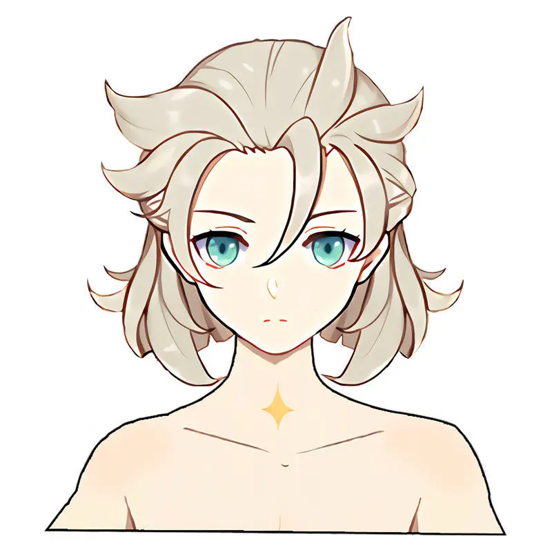 

Game Genshin Impact Albedo Clothes Hangers Anime Model Toys Household Clothing Store Suit Hanger Model Toys