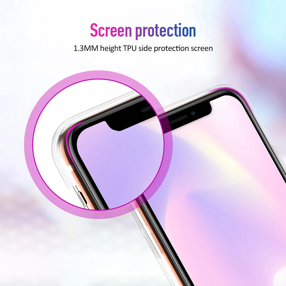 Противоударный чехол из ТПУ для iPhone 11 Pro Max прозрачный противоударный 2019 чехлы