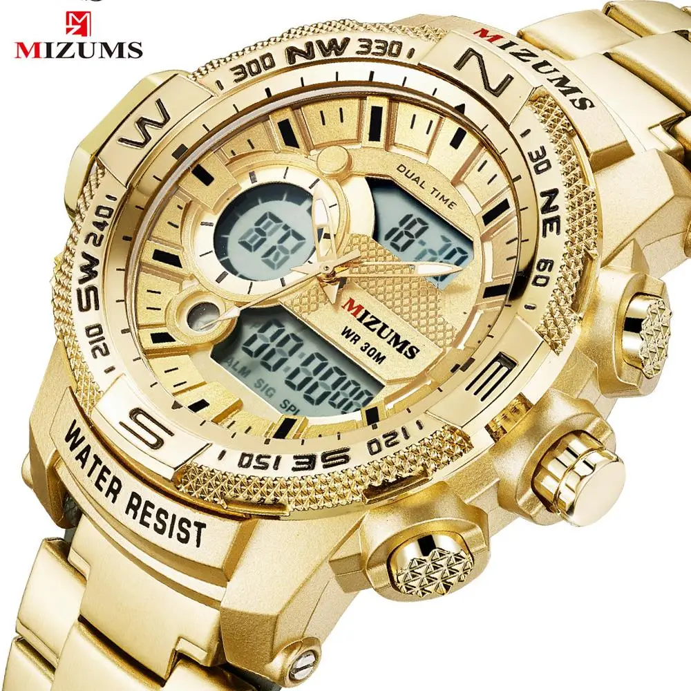 Военные Наручные часы mizсветильники светодиодные спортивные цифровые мужские
