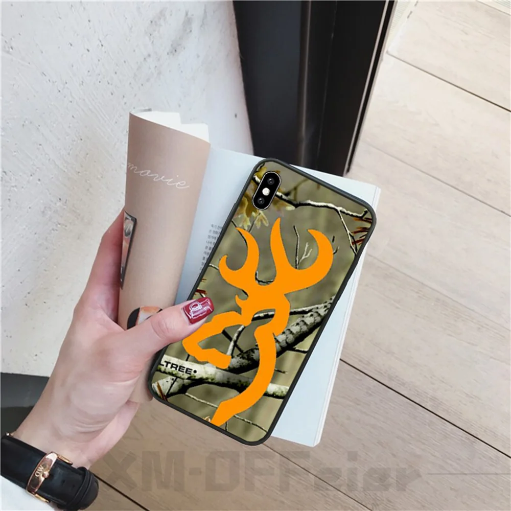 BaweiTE Browning Camo logo deer symbol hunting Phone Case cover Shell for iPhone 11 pro XS MAX 8 7 6 6S Plus X 5 5S SE XR | Мобильные