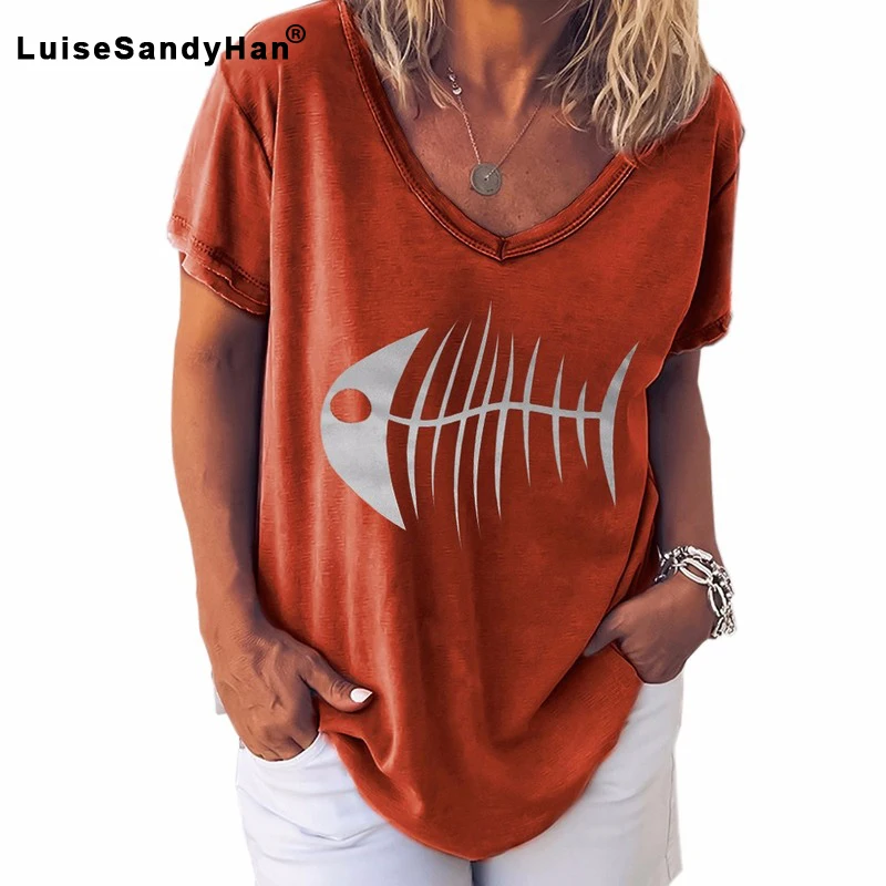 Женская свободная футболка с коротким рукавом и круглым вырезом мягкая