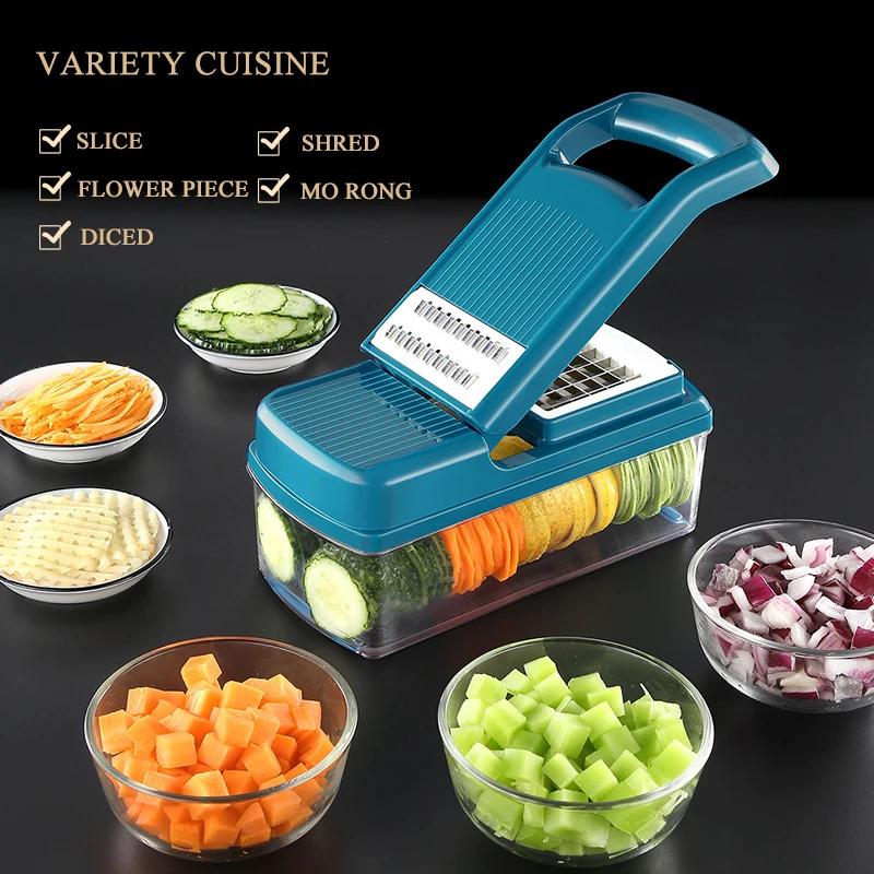 

Multifunctional Vegetable Cutter Kitchen Household Potato Slicing Radish Shredder Shredder Household Fruit and Vegetable Tools