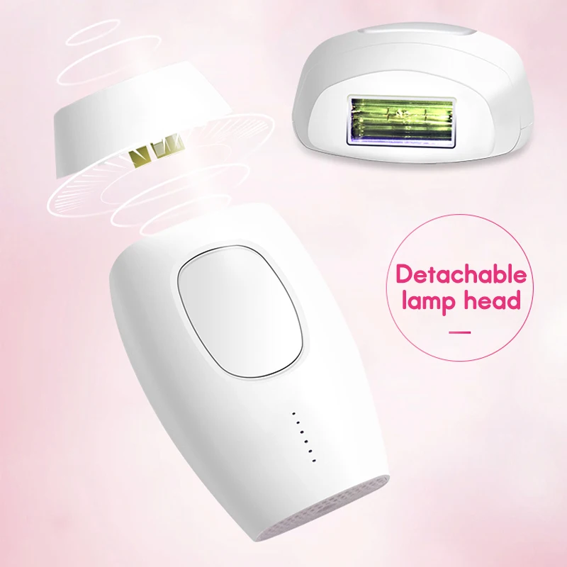 

Professional Painless IPL Laser Epilator Permanent Full Body Hair Removal Armpit Bikini Leg Depilatory Kit 600000 Flash Women
