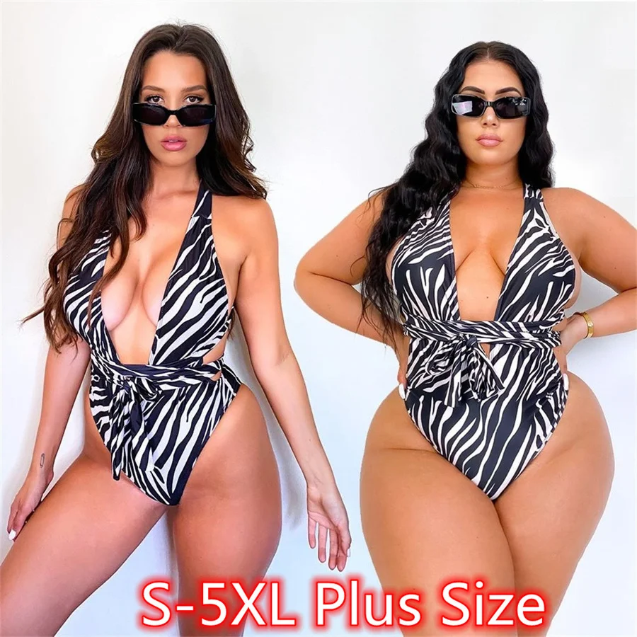 FashionSummer размера плюс бикини набор для женщин S 5XL Одна деталь купальник пуш ап 2021