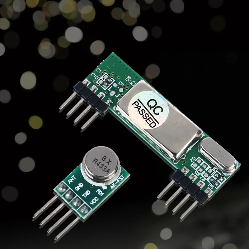 

2021 New RXB6 433Mhz Superheterodyne Wireless Receiver Module + AK-FST small transmitting superheterodyne module