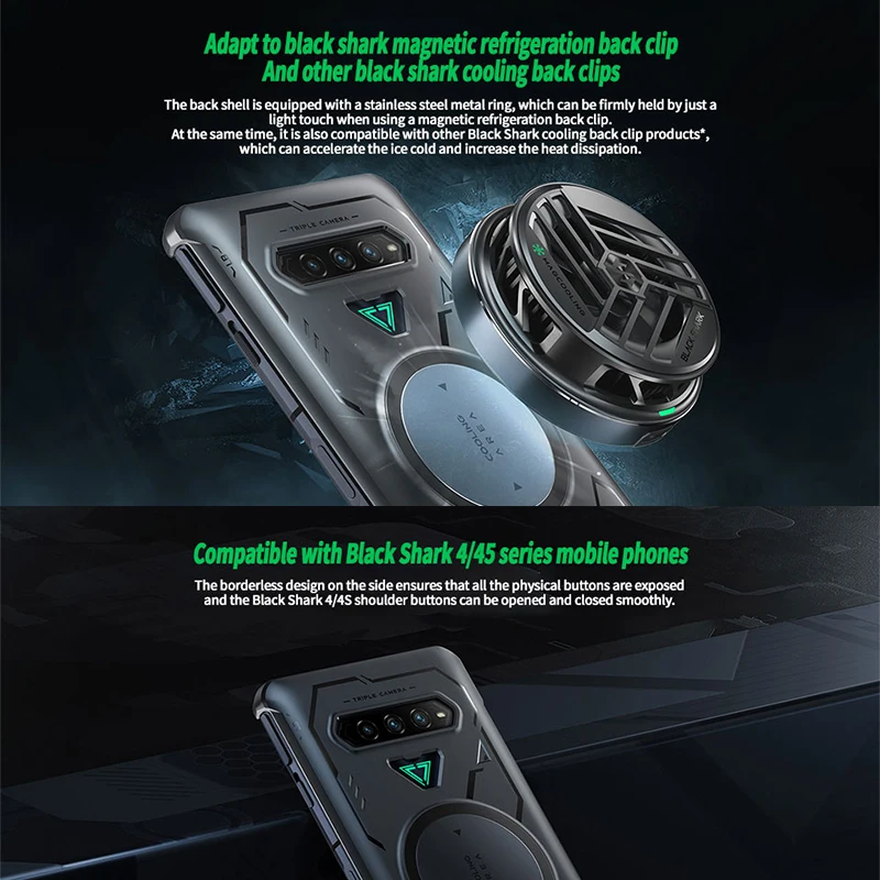 Оригинальный магнитный чехол Black Shark 4 Веселый с функцией теплосбережения для