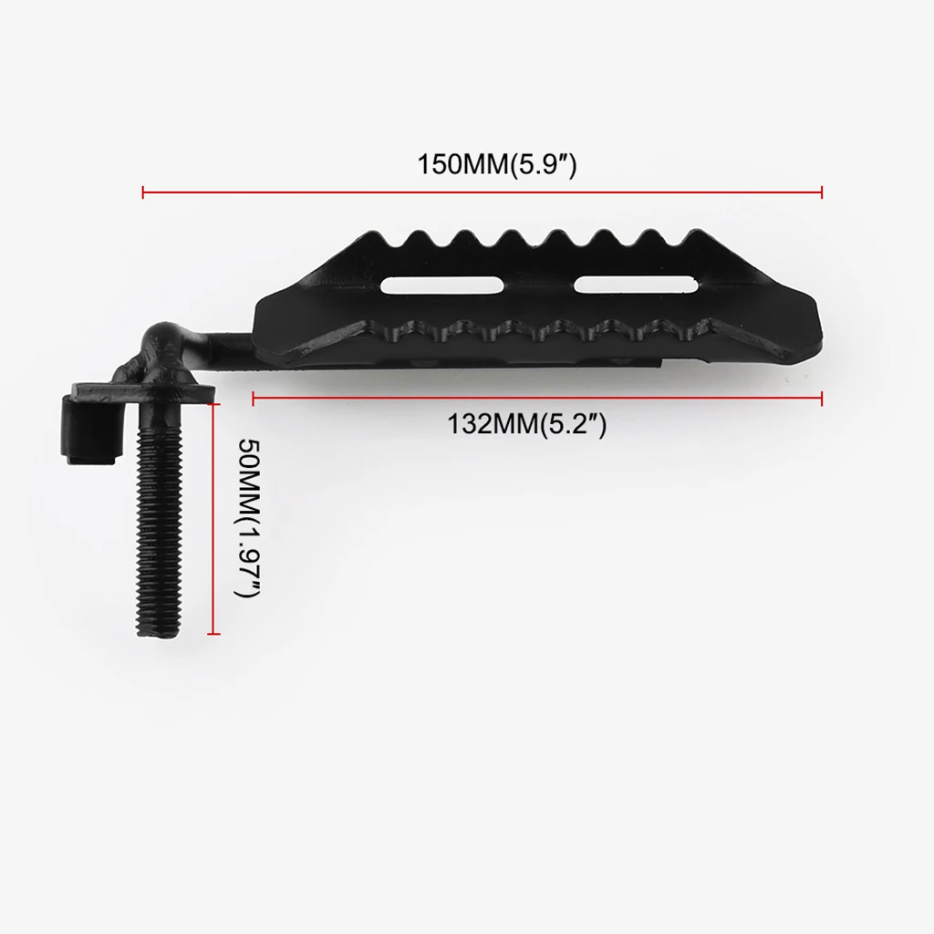 

2x Foot Peg Rest Pedal Exterior Door Hinge for 2007-2017 Jeep Wrangler Truck