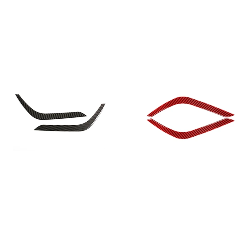 

Carbon Fiber Headlight Eyebrow Cover Trim Stickers for Toyota - 2014 2015 2016 2017 2017 2018 2019 2020 2021