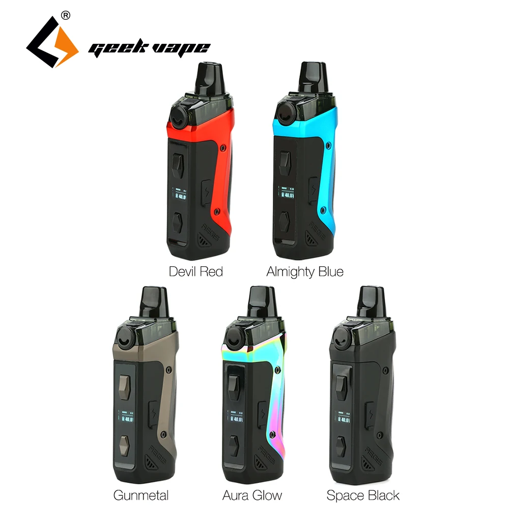 Бесплатные катушки и стручки! Geekvape Aegis Boost Pod Vape комплект 1500 мАч батарея и 3,7 мл Pod подходит для Pod& RDTA Ecig Vape комплект vs Vinci/Solo