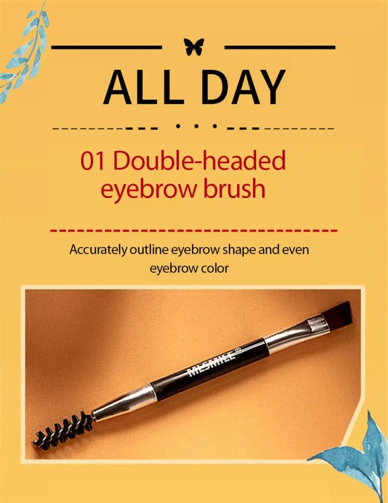 2 Colors Air Cushion Eyebrow Cream Pencil Natural Anti-sweat Wild Liquid Eye Brow Powder Gel Waterproof Makeup TSLM1 | Красота и