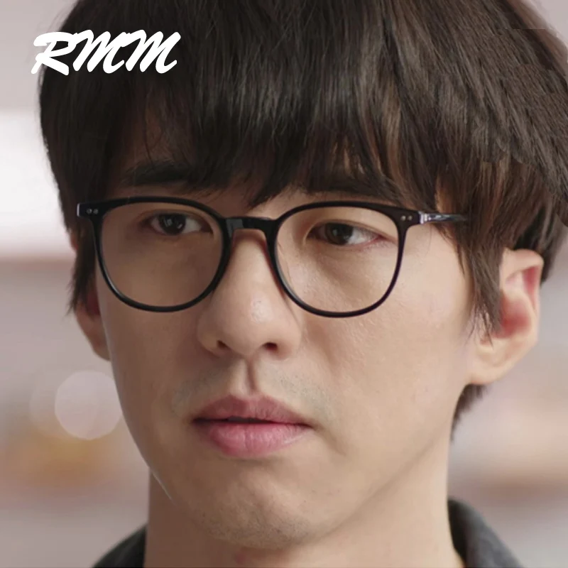 RMM квадратные круглые очки в стиле ретро простые анти синий светильник мужские и