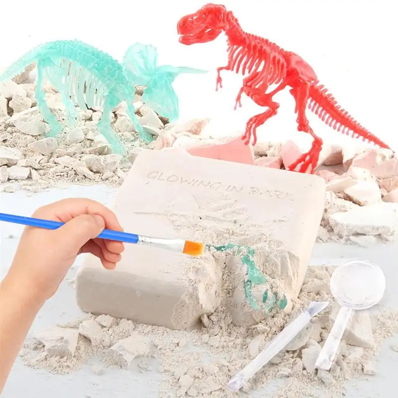 

Children Toys Dinosaur Blocks Skeletons Puzzle Assembly Dinosaur Toy 3D Puzzles Model for Boys and Girls