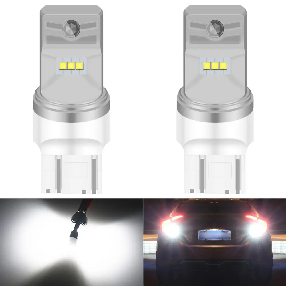 

Katur 2x T20 7443 7444NA светодиодные лампы для автомобилей CSP 6-Leds 800 люмен сигнала поворота светильник лампочка 12V Замена задние стоп-светильник