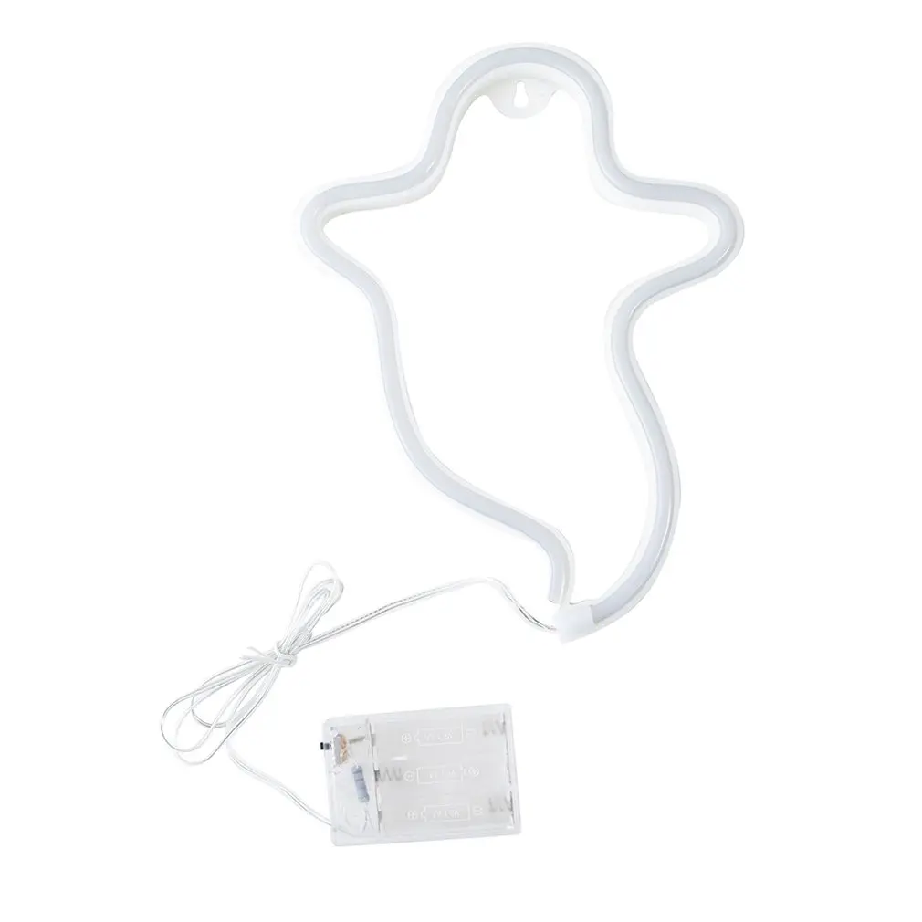 

Halloween Ghost Neon Light Creative Night Lighting For Home Decor Christmas Birthday Party Neon Lamp Wall Light