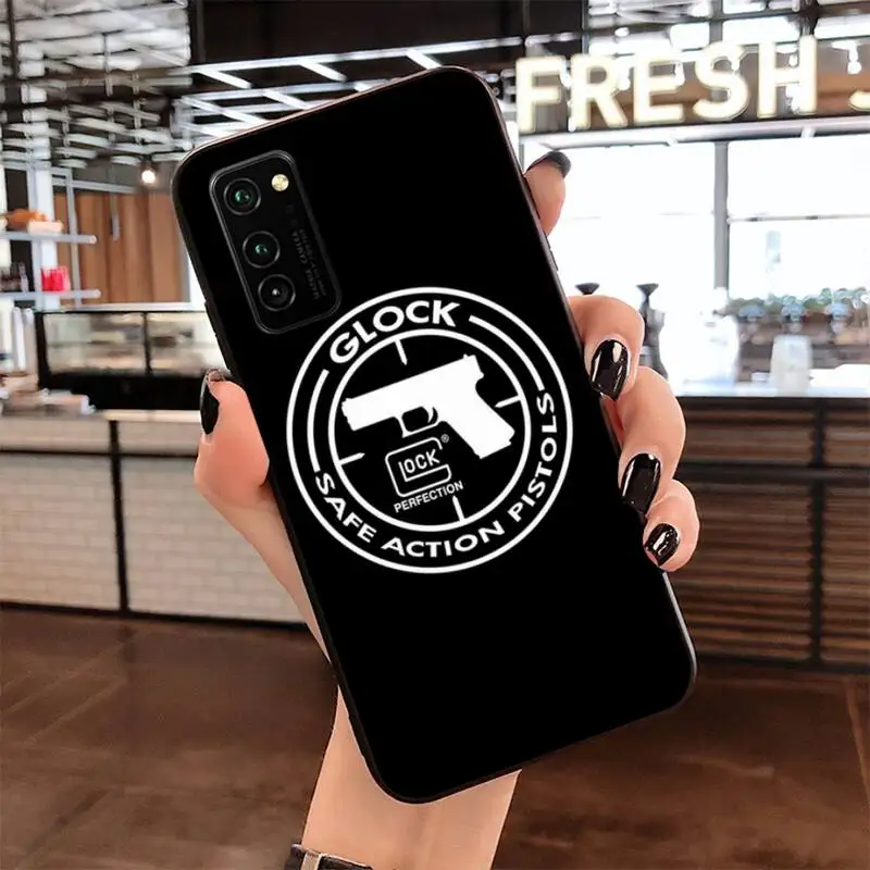 Чехол-накладка CUTEWANAN Glock для Samsung S20 plus Ultra S6 S7 edge S8 S9 S10 5G lite 2020 | Мобильные телефоны и