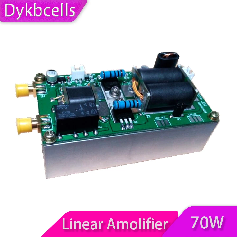 Dykbcells 70 Вт 3 5-30 МГц SSB линейный Радиочастотный усилитель мощности HF DIY комплекты