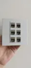 6 розеток CAT7 RJ45 шесть портов CAT.7 Лицевая панель 86x86 мм для 10 Гб интернет-розетки настенной панели