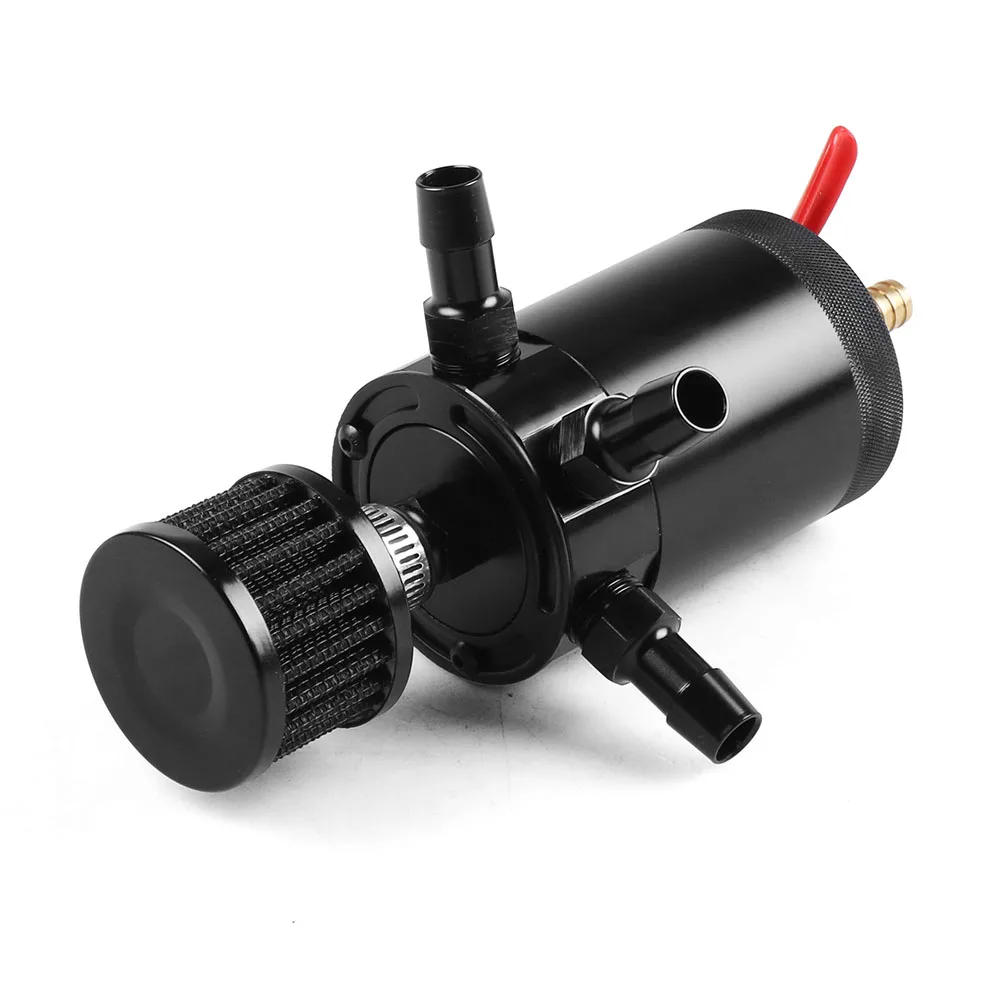 Универсальный алюминиевый 3-портовый маслоуловитель бака с дыхательным фильтром