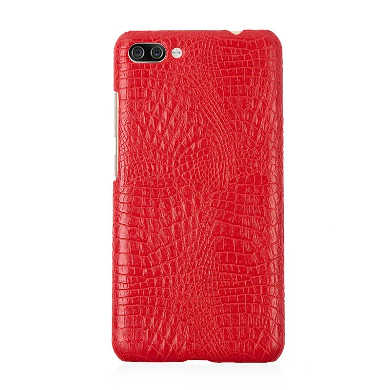 Чехол крокодиловый из ПУ кожи для Asus Zenfone ZE500KL ZE554KL ZC551KL ZE552KL ZE520KL ZC520KL ZC553KL задняя