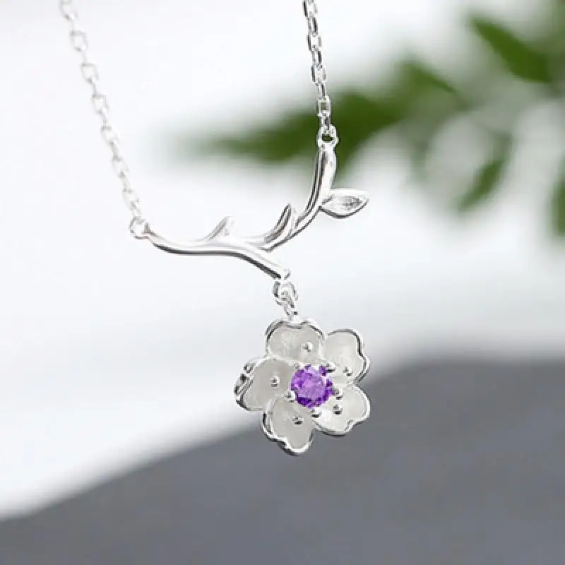 2019 Свадебные Ювелирные наборы 925 пробы серебряные розовые кристаллы цветущая